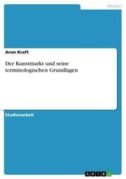Cover von Der Kunstmarkt und seine terminologischen Grundlagen