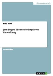 Cover von Jean Piagets Theorie der kognitiven Entwicklung