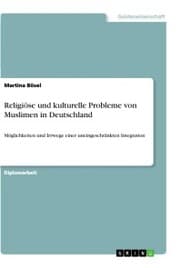 Cover von Religiöse und kulturelle Probleme von Muslimen in Deutschland