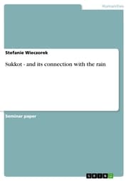 Cover von Sukkot - and its connection with the rain