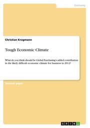 Cover von Tough Economic Climate