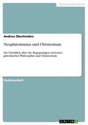 Cover von Neuplatonismus und Christentum