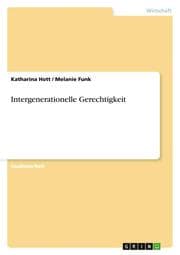 Cover von Intergenerationelle Gerechtigkeit