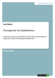 Cover von Normgenese im Kapitalismus