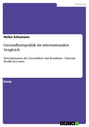 Cover von Gesundheitspolitik im internationalen Vergleich