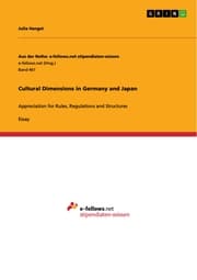 Cover von Cultural Dimensions in Germany and Japan