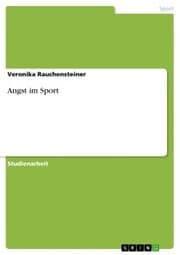 Cover von Angst im Sport