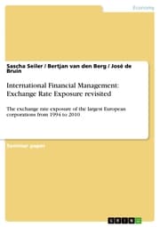Cover von International Financial Management: Exchange Rate Exposure revisited