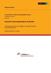 Cover von Deutsche Staatsangehörigkeit im Wandel