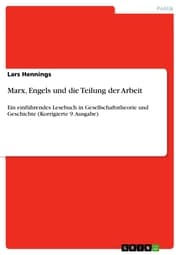 Cover von Marx, Engels und die Teilung der Arbeit