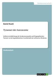 Cover von Tyrannei der Autonomie