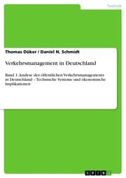 Cover von Verkehrsmanagement in Deutschland