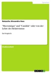 Cover von 'Micromégas' und 'Candide' oder von der Lehre des Relativismus