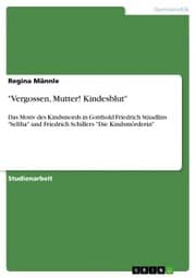 Cover von 'Vergossen, Mutter! Kindesblut'