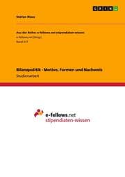 Cover von Bilanzpolitik - Motive, Formen und Nachweis