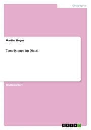 Cover von Tourismus im Sinai