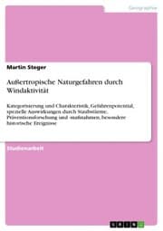 Cover von Außertropische Naturgefahren durch Windaktivität