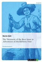 Cover von The Treatment of the Race Issue in 'Adventures of Huckleberry Finn'