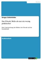 Cover von Das E-book: Mehr als nur ein wenig praktischer