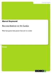 Cover von Reconciliation in Sri Lanka
