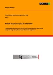 Cover von REACH: Regulation (EC) No 1907/2006