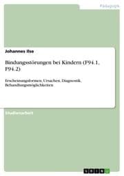 Cover von Bindungsstörungen bei Kindern (F94.1, F94.2)
