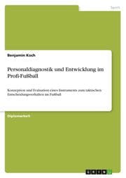 Cover von Personaldiagnostik und Entwicklung im Profi-Fußball