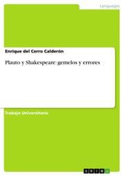 Cover von Plauto y Shakespeare: gemelos y errores