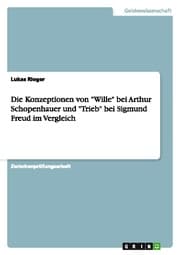 Cover von Die Konzeptionen von 'Wille' bei Arthur Schopenhauer und 'Trieb' bei Sigmund Freud im Vergleich