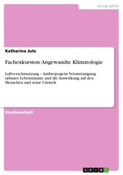 Cover von Fachexkursion: Angewandte Klimatologie