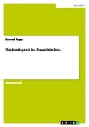 Cover von Nachzeitigkeit im Französischen