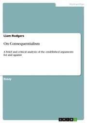 Cover von On Consequentialism
