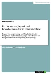 Cover von Rechtsextreme Jugend- und Erwachsenenkultur in Ostdeutschland