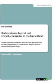 Cover von Rechtsextreme Jugend- und Erwachsenenkultur in Ostdeutschland