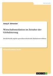 Cover von Wirtschaftsmediation im Zeitalter der Globalisierung