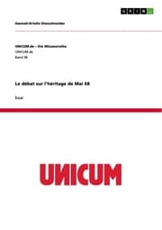 Cover von Le débat sur l'héritage de Mai 68