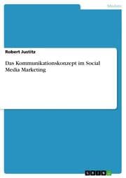 Cover von Das Kommunikationskonzept im Social Media Marketing