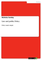 Cover von Law and public Policy