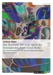 Cover von Der Shitstorm: Die neue Macht der Konsumenten durch Social Media