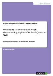 Cover von Oscillatory transmission through non-tunneling regime of isolated Quantum Well