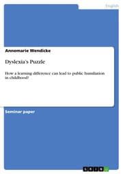 Cover von Dyslexias Puzzle