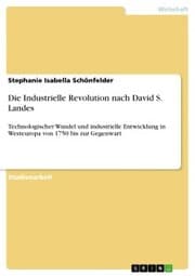 Cover von Die Industrielle Revolution nach David S. Landes