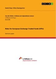 Cover von Risks for European Exchange Traded Funds (ETFs)
