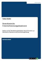 Cover von Demokratische Unternehmensorganisationen
