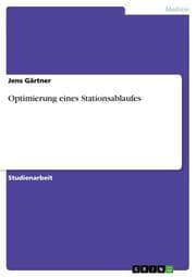 Cover von Optimierung eines Stationsablaufes