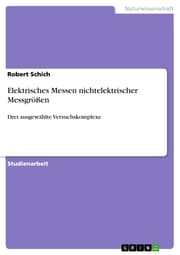 Cover von Elektrisches Messen nichtelektrischer Messgrößen