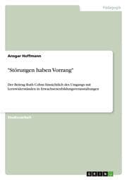 Cover von 'Störungen haben Vorrang'