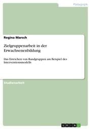 Cover von Zielgruppenarbeit in der Erwachsenenbildung
