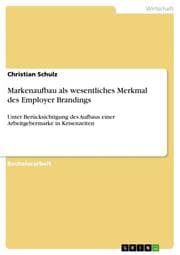 Cover von Markenaufbau als wesentliches Merkmal des Employer Brandings