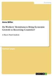Cover von Do Workers' Remittances Bring Economic Growth to Receiving Countries?